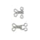 Dritz Nickel Hooks  Eyes Size 2