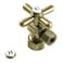Kingston Brass CC53303X Vintage 58 x 38 OD Comp Angle Stop Valve Antique Brass