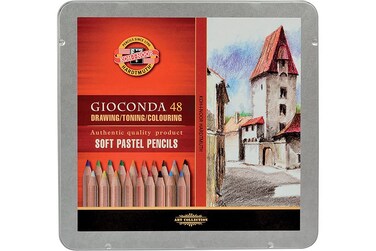 KohINoor Artists Soft Pastel Pencil Set Set of 48