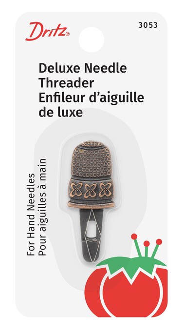 Dritz 3053 Deluxe Needle Threader  Brown