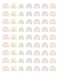 Teacher Created Resources Pastel Pop Rainbows Mini Stickers