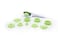 Fox Run Pie Top Cutters and Decorating Kit 11Piece Set Green