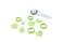 Fox Run Pie Top Cutters and Decorating Kit 11Piece Set Green