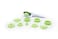 Fox Run Pie Top Cutters and Decorating Kit 11Piece Set Green