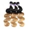 Kapelli Hair Body Wave Human Hair Bundles Ombre Honey Blonde Bundles Body Wave Brazilian Hair 3 Bundles T1B2714 16 18 Ombre Human Hair Bundles 2 Tone Black to Blonde Human Hair Weave