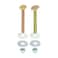 EZFLO 516 Inch x 214 Inch Closet Bolt Set Brass Plated 40028