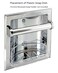 EZFLO Clear Replacement Bathroom Plastic Soap Dish 15204