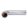 EZFLO Heavy Duty Brass Waste Arm with Slip Joint Connection 7 Inch Length 22 Gauge Chrome 35010