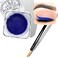 Addictive Cosmetics Matte Blue Cake Eyeliner with Applicator Brush  Water Activated Dry Pressed Eyeliner  LongLasting Vibrant Color Smudge Resistant  Vegan Cruelty Free Paraben Free Matte Blue