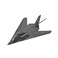 Daron Worldwide Trading F117 Nighthawk 1150 Vehicle  Black Large