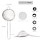 Fine Mesh Strainer Stainless Steel 3 Inch Sturdy Long Handle Double Straining Small Mini Sifter Metal Bar Conical Sieve for Tea Coffee Cocktail Juice Sugar and Spices Pack of 1 Silver