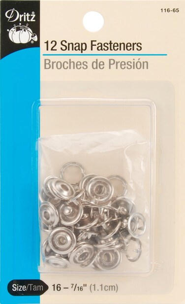 Dritz Gripper Snaps 716 Nickel