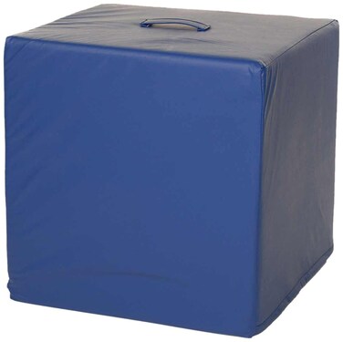 Foamnasium Large Block Indoor Foam Playset Soft Toddler and Active Kids Play Foam Block for Crawling Climbing and Jumping Made in the US Blue