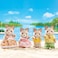 Calico Critters Sandy Cat Family Dolls Dollhouse Figures Collectible Toys Premium 3 inches