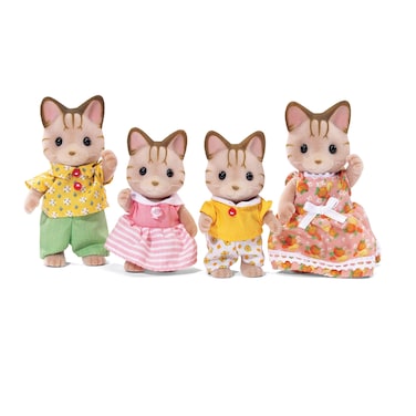 Calico Critters Sandy Cat Family Dolls Dollhouse Figures Collectible Toys Premium 3 inches