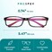 Prospek Blue Light Blocking Glasses for Men and Women Anti Glare Computer Glasses Regular No Magnification
