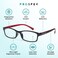 Prospek Blue Light Blocking Glasses for Men and Women Anti Glare Computer Glasses Regular No Magnification