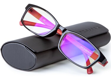 Prospek Blue Light Blocking Glasses for Men and Women Anti Glare Computer Glasses Regular No Magnification
