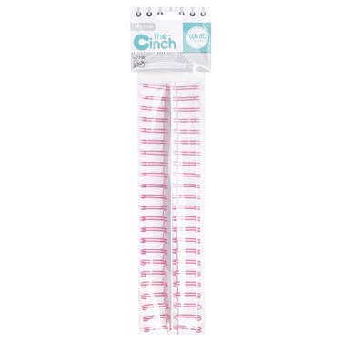 We R Memory Keepers Cinch Book Binding Wire 075Inch Rose 2 Pack