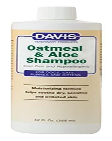 Davis Oatmeal and Aloe Dog and Cat Shampoo 12Ounce