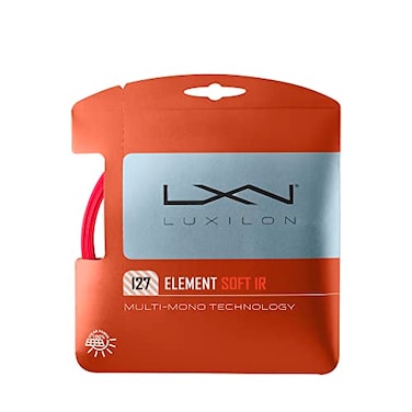 Luxilon Element IR Soft 127 Tennis String  Set Red