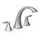 Moen Voss Chrome TwoHandle Deck Mount Roman Tub Faucet Trim Kit Valve Required T693
