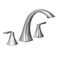 Moen Voss Chrome TwoHandle Deck Mount Roman Tub Faucet Trim Kit Valve Required T693