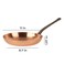Cuisine Romefort  pure copper frying pan  11 in thickwalled  skillet made of solid copper without coating Large
