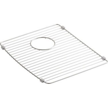 Kohler Deerfield Sink Right Basin Sink Rack Stainless Steel 1538 X 13116