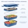 HOMETALL Lunch Box Containers Stackable Bento Box Adult Lunch Box for Kids Large Capacity 1900ml Lunchbox with Utensil Set LeakProof Bento Lunch Box for Dining Out Work Picnic School
