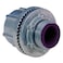 Sigma Engineered Solutions ProConnex 0254074 Rigid Watertight Hub 112Inch Conduit Fitting 1Pack Gray
