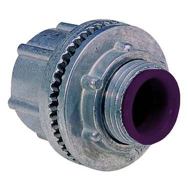 Sigma Engineered Solutions ProConnex 0254074 Rigid Watertight Hub 112Inch Conduit Fitting 1Pack Gray