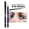 KISS New York Professional Slim Eye Pencil Creamy Soft Eye Liner Smooth LongLasting Rich Eyeline Color Natural Eye Makeup WaterResistant Black