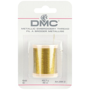 DMC Metallic Embroidery Thread 437 yardsGold