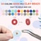 Lynnmos Clay Beads 8000 Pcs 2 Boxes Bracelet Making Kit  24 Colors Polymer Clay Beads for Bracelet Making Set  Heishi Disc Beads for Jewelry Making kit with Charms and Gift Pack for Girls