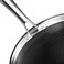 HexClad Hybrid Nonstick 10Inch Wok StayCool Handle Dishwasher and Oven Safe Compatible with All Cooktops Induction Ready