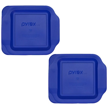 Pyrex 222PC 2qt Blue Lid 2Pack