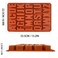 Wocuz Chocolate Silicone Mold Larger Alphabet Baking Silicone Mold 132x89x13 Inch Abc Kitchen Utensils 26 Cavities Letter Mold for Making Ice Candy Biscuit Crayon