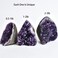 JIC Gem Natural Polished Amethyst Crystal Geode Deep Purple Uruguay Amethyst Cluster Large Amethyst Rock for use in Healing Crystals Meditation Home Decor 12 Lb