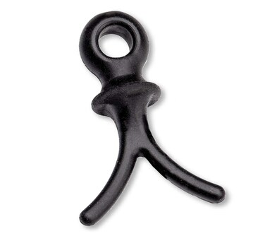 Pine Ridge Archery  Wishbone Bow String  Cable Dampener  Noise Reduction  Vibration Control  Crossbow Silencer  14 Grains  Compatible with Crossbows  Compound Bows  Black Pack of 4