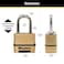 Master Lock Gold Outdoor Combination Lock Heavy Duty Weather Resistant Padlock Resettable Combination Lock for Outdoor Use 12 x 2 x 387 inches 2 Pack M175LFEC2