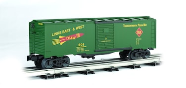 Williams By Bachmann Trains 40 Scale Box Car  Toledo Peoria And Western  O Scale