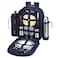 Picnic at Ascot Original Equipped 2 Person Picnic Backpack with Coffee Service Cooler  Insulated Wine Holder  Designed  Assembled in the USA