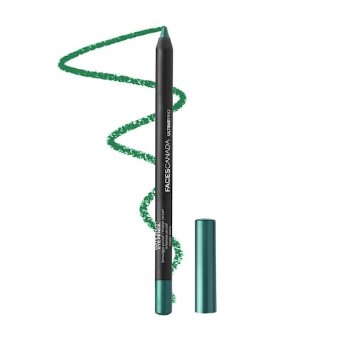 FACESCANADA Ultime Pro Eyeliner Pencil  Forest Green  8 Hour Long Lasting  Smooth One Stroke Application  Soft Blendable Formula  Waterproof  Smudge Proof  004 Oz 12g