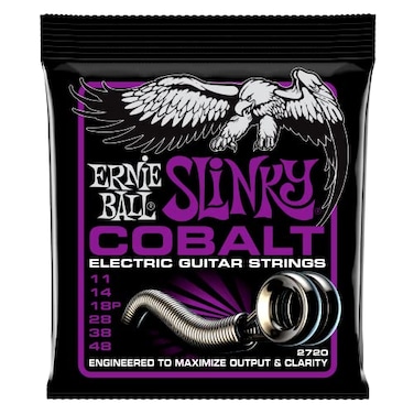 Ernie Ball Power Slinky Cobalt Electric Guitar Strings  1148 Gauge