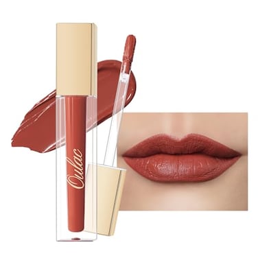 Oulac Matte Liquid Red Lipstick for Women Orange Tone Red Long Lasting Lipstick Waterproof Lip Stain No Transfer Creamy High Pigmented Formula Lipstick with Vitamin E Vegan  CrueltyFree M17