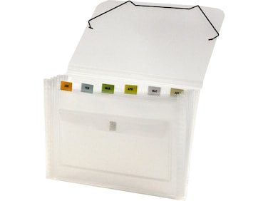 Lion ClearLine 7Pocket Poly Expanding File Clear 1 File 94500CR