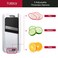Fullstar Allin1 Vegetable Chopper Mandoline Slicer  Cheese Grater  French Fry Cutter  Veggie Dicer  Cheese Slicer  Includes Bonus Handheld Spiralizer 4 in 1 BlackWhite