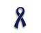 Dark Blue Ribbon Awareness Pin  Support Colon Cancer Child Abuse Rectal Cancer and Human Trafficking Causes  Elegant Symbol of Compassion and Advocacy