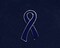 Dark Blue Ribbon Awareness Pin  Support Colon Cancer Child Abuse Rectal Cancer and Human Trafficking Causes  Elegant Symbol of Compassion and Advocacy